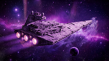 Star Destroyer - | Void Admiral: Star Destroyer, Spaceship, Nebula, Planet, Galaxy HD wallpaper