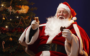 People, Holidays, New Year, Santa Claus, Christmas, Xmas HD wallpaper