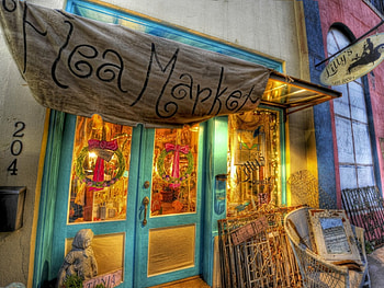 lilly's flea market r, awning, doors, merchendise, store, r HD wallpaper