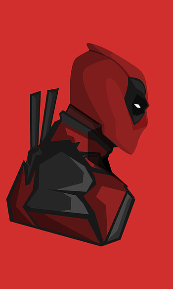 Deadpool: Comic-Style Red , Comic, Deadpool HD phone wallpaper