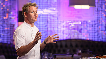 Gordon Ramsay, background, Culinary virtuoso, Chef's art HD wallpaper