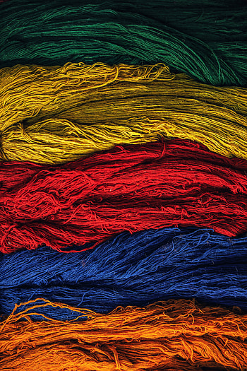 Motley, Multicolored, Texture, Textures, Cloth, Thread, Threads HD phone wallpaper