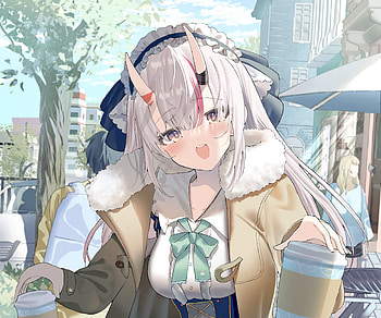 Nakiri Ayame, hololive, Nakiri Ayame, Anime, Virtual Youtuber HD wallpaper