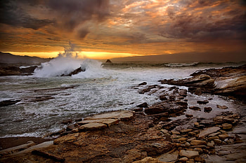 Weston beach point lobos reserve california other, sea, lanscape, love, sky, water, sunset, beach HD wallpaper