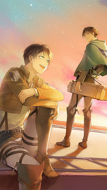 Eren n mikasa, anime HD phone wallpaper