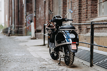 Motorcycles, Helmet, Bike, Moped, Kumpan 54 HD wallpaper