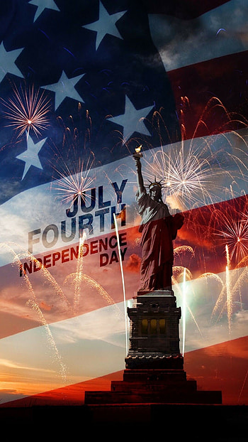 All-American celebration, Fireworks extravaganza, Patriotic pride, Festive decorations HD phone wallpaper