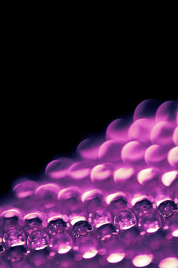 Violet drops, bulge, macro HD phone wallpaper
