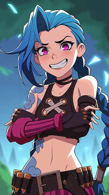 Jinx from Arcane: Dynamic , TV Show, Arcane, Jinx (League Of Legends) HD phone wallpaper