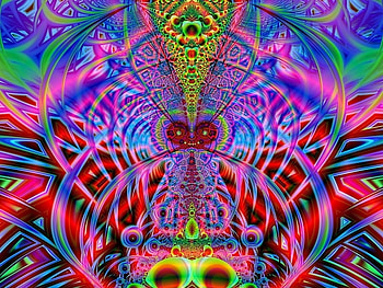 Boom Zora, colors, fractal, bright HD wallpaper