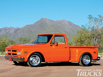 Gmc 1/2 Ton, 1960, classic, orange, truck HD wallpaper