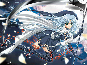Anime girl, sweet, cute, lovely, moon HD wallpaper