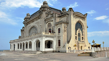 Architecture Casino Romania Travel HD wallpaper