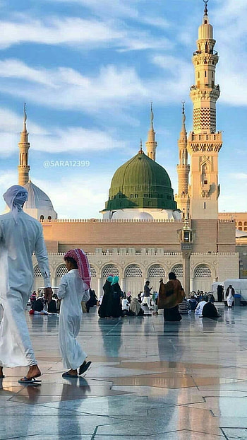Islamic, Masjid Nabawi Sajda, Islamic Masjid HD phone wallpaper