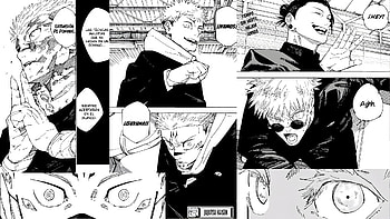 Jujutsu Kaisen Collage Manga 264, Yuji Itadori, Sukuna (Jujutsu Kaisen), manga, Gojo Vs Sukuna HD wallpaper