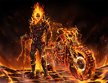 Harley-Davidson, Ghost Rider HD wallpaper