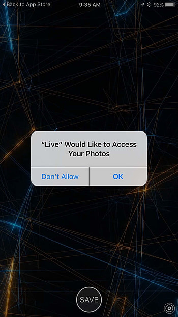 You'll need to give the app permission to access your , and once you do, the animated will move to your Camera Roll. HD phone wallpaper