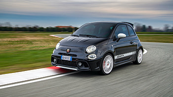 Fiat Abarth 695 Esseesse, car, Fiat, black car HD wallpaper