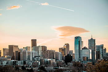 Denver skyline, Sunday night meets HD wallpaper