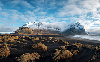 Iceland Blue Sky Nature, iceland, sky, nature, mountains, snow HD wallpaper