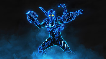 Blue Beetle Minimalism , blue-beetle, 2023-movies, movies, superheroes, artwork, artist, digital-art, minimalism HD wallpaper