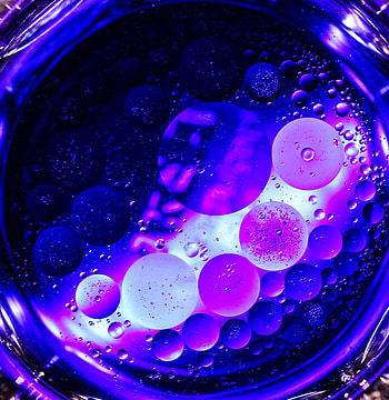 Bubbles, Violet, Macro, Circles, Purple HD phone wallpaper