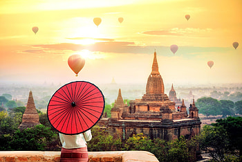 Balloons Over Bagan, Attraction reviews, Ticket discounts, Transportation options HD wallpaper