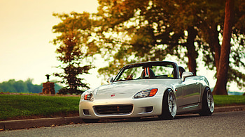 Stanced Honda S2000, JDM Hellaflush style, Tuned car culture, Automotive passion HD wallpaper