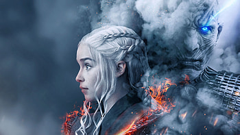 Game Of Thrones Season 8 Fan Poster, game-of-thrones-season-8, game-of-thrones, tv-shows, daenerys-targaryen, night-king, behance HD wallpaper
