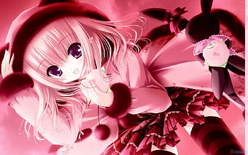 Byakuya Chakai, cute, girl, anime, hat HD wallpaper