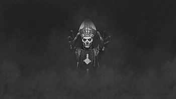 Ghost BC, Papa Emeritus, Gothic smoke, Skull music HD wallpaper