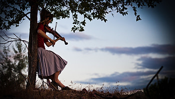 Lindsey Stirling , Violin virtuoso, Musician's inspiration, Women in music HD wallpaper