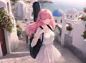 Hitori Gotou, Hitori Gotou, Anime, Bocchi the Rock! HD wallpaper
