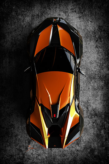 Sports, Cars, View From Above, Car, Machine, Sports Car HD phone wallpaper