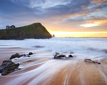 Hope Cove England, sky, sand, ocean, beach HD wallpaper