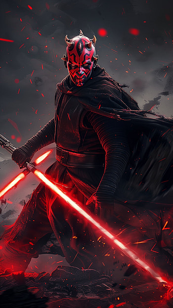 Darth Maul Lightsaber - Star Wars , movie, Star Wars, lightsaber HD phone wallpaper