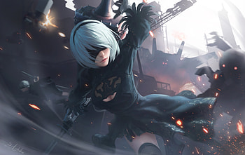 Nier Automata Video Game, nier-automata, 2017-games, games, artwork HD wallpaper