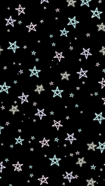 Stars, star, black HD phone wallpaper