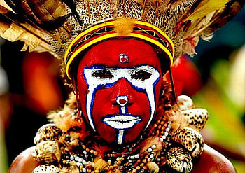 Face-Paint, paint, face, funny HD wallpaper
