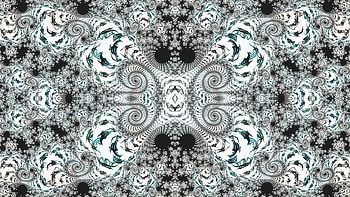 Trippy Psychedelic Fractal, trippy, psychedelic, aesthetic, white, black, Abstract, fractal, abstract black HD wallpaper