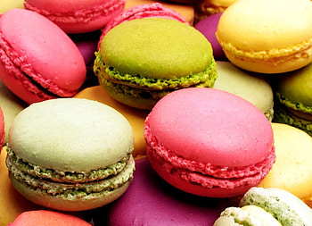 Macarons, dessert, sweet, Macaron HD wallpaper
