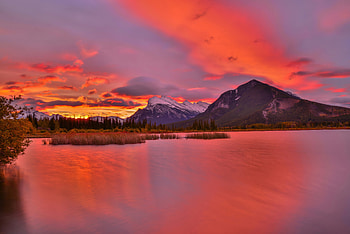 Sunrise At Banff National Park, sunrise, national-park, canada, world, nature HD wallpaper