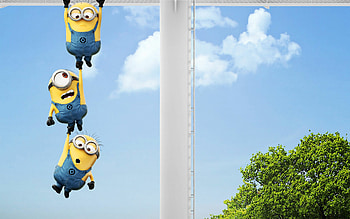Minions, Despicable Me 2, backgrounds, Cute characters HD wallpaper