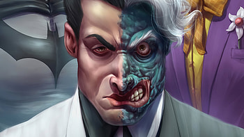 Two Face 2020, two-face, supervillain, superheroes, artwork, digital-art, artstation HD wallpaper