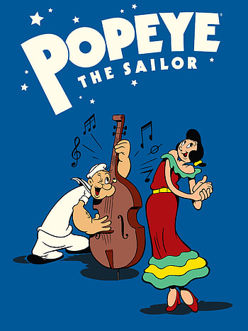 Popeye the Sailor, Animated adventures, Classic cartoon, TV guide HD phone wallpaper