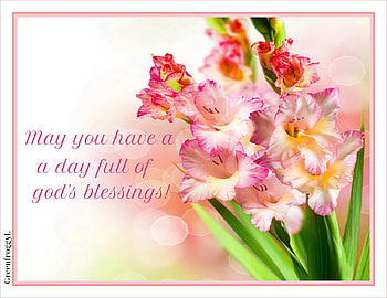 GOD'S BLESSINGS, GODS, COMMENT, CARD, BLESSINGS HD wallpaper