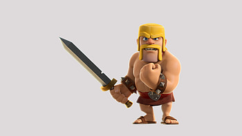 Barbarian Clash Of Clans , barbarian, clash-of-clans, supercell, games HD wallpaper
