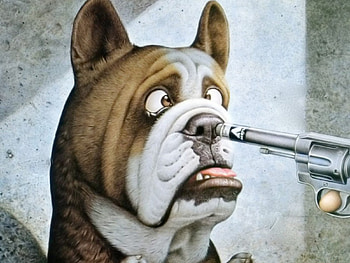 Ahhh.....WOOF?, dog, comic, cool, anime HD wallpaper