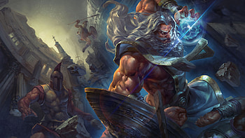 Zeus god , Mythical deity, Captivating artwork, Power and might HD wallpaper