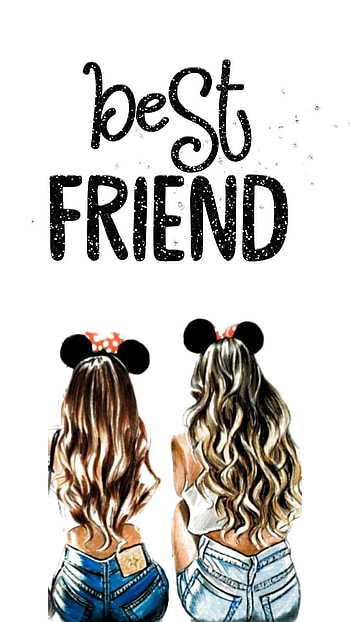 Best friend, friends____forever, brown_hair HD phone wallpaper